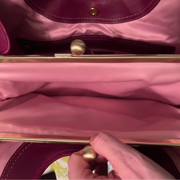 Coach Magenta Leather Ergo Shoulder Bag - Picture 5 of 9